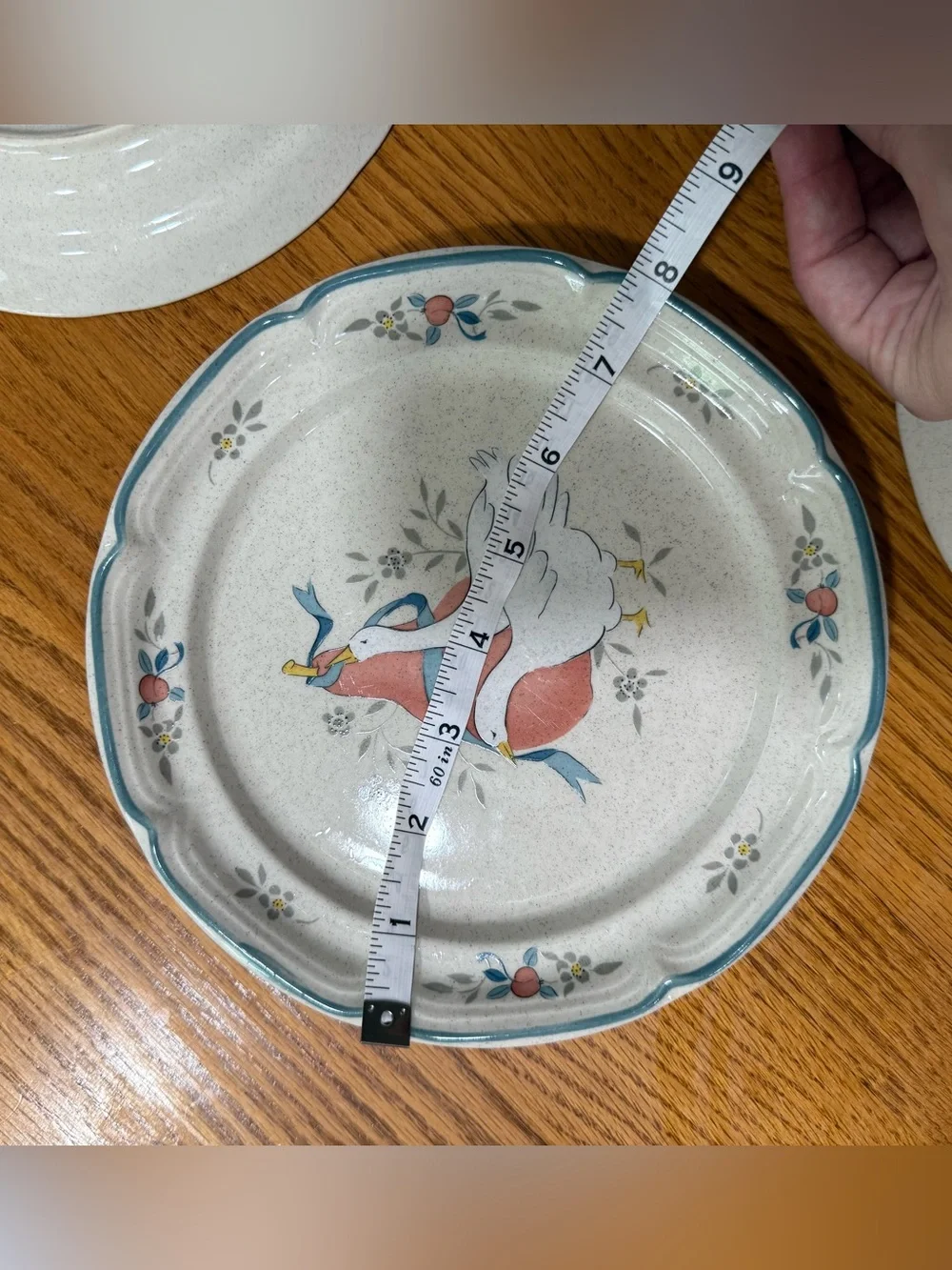 Vintage marmalade plates - set of 3